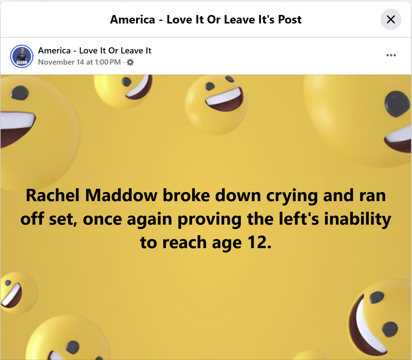 Fact Check Rachel Maddow Did NOT Break Down Crying and Run Off Set